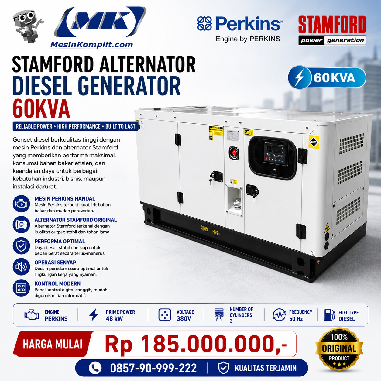 Generator Perkins St...